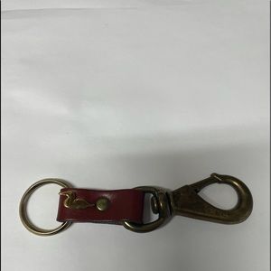 Vintage Brass Ludell Italy Keychain